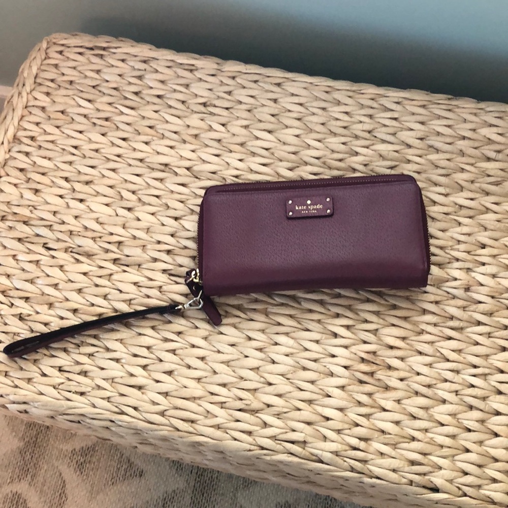 Kate Spade Plum Large Wallet